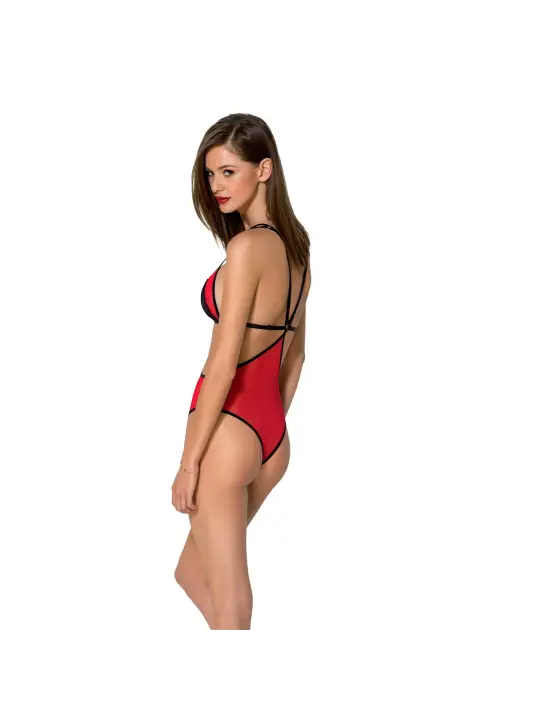 BODY PEONIA VERMELHO EROTIC LINE PASSION