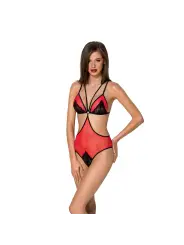 BODY PEONIA VERMELHO EROTIC LINE PASSION