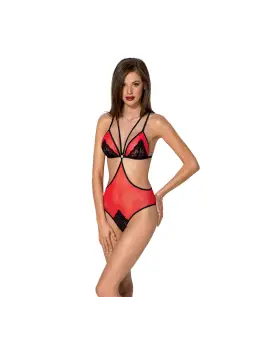 BODY PEONIA VERMELHO EROTIC LINE PASSION
