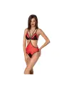 BODY PEONIA VERMELHO EROTIC LINE PASSION