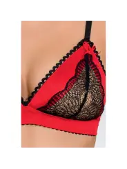 CONJUNTO DE 3 PEÇAS RODOS VERMELHO PASSION