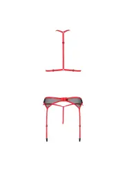 CONJUNTO DE 3 PEÇAS SATARA VERMELHO EROTIC LINE PASSION