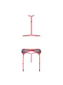 CONJUNTO DE 3 PEÇAS SATARA VERMELHO EROTIC LINE PASSION