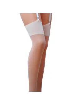 MEIAS DE LIGAS ST001 CREME (17 DEN) PASSION