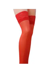 MEIAS DE LIGAS ST003 VERMELHAS (17 DEN) PASSION