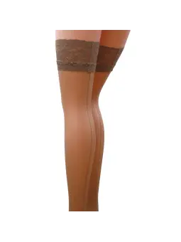 MEIAS DE LIGAS ST022 BEGE (17 DEN) PASSION