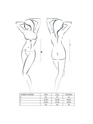 CAMISA DE NOITE E TANGA TARANEE PRETO PASSION