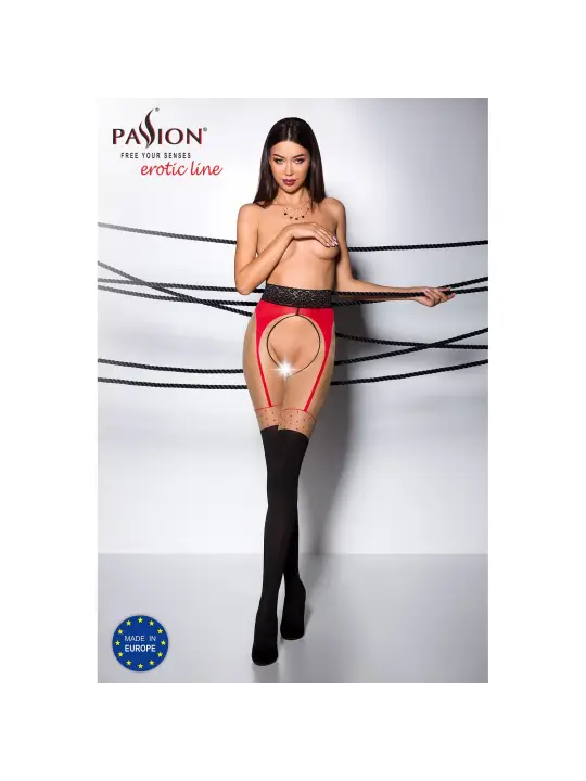 COLLANTS TIOPEN 003 VERMELHAS (20/40 DEN) EROTIC LINE PASSSION