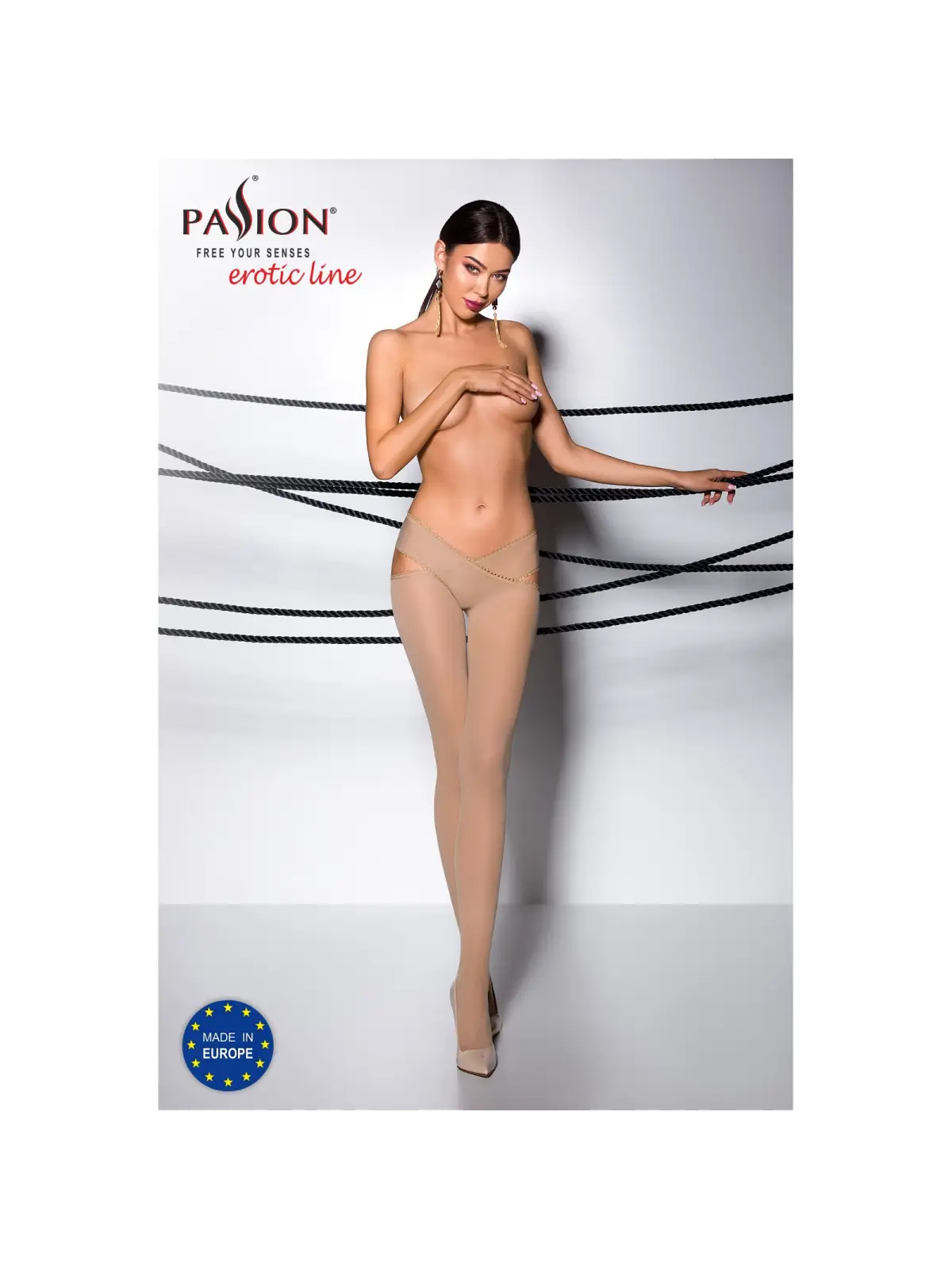 COLLANTS TIOPEN 005 BEGE (60 DEN) EROTIC LINE PASSION