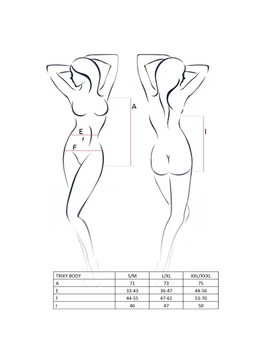 BODY TRIXY PRETO PASSION