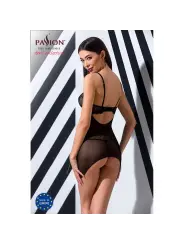 CAMISA DE NOITE E TANGA VERONIQUE PRETO PASSION