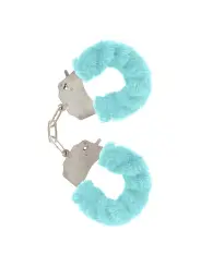ALGEMAS COM PELÚCIA FURRY FUN AZUL CLARO TOYJOY