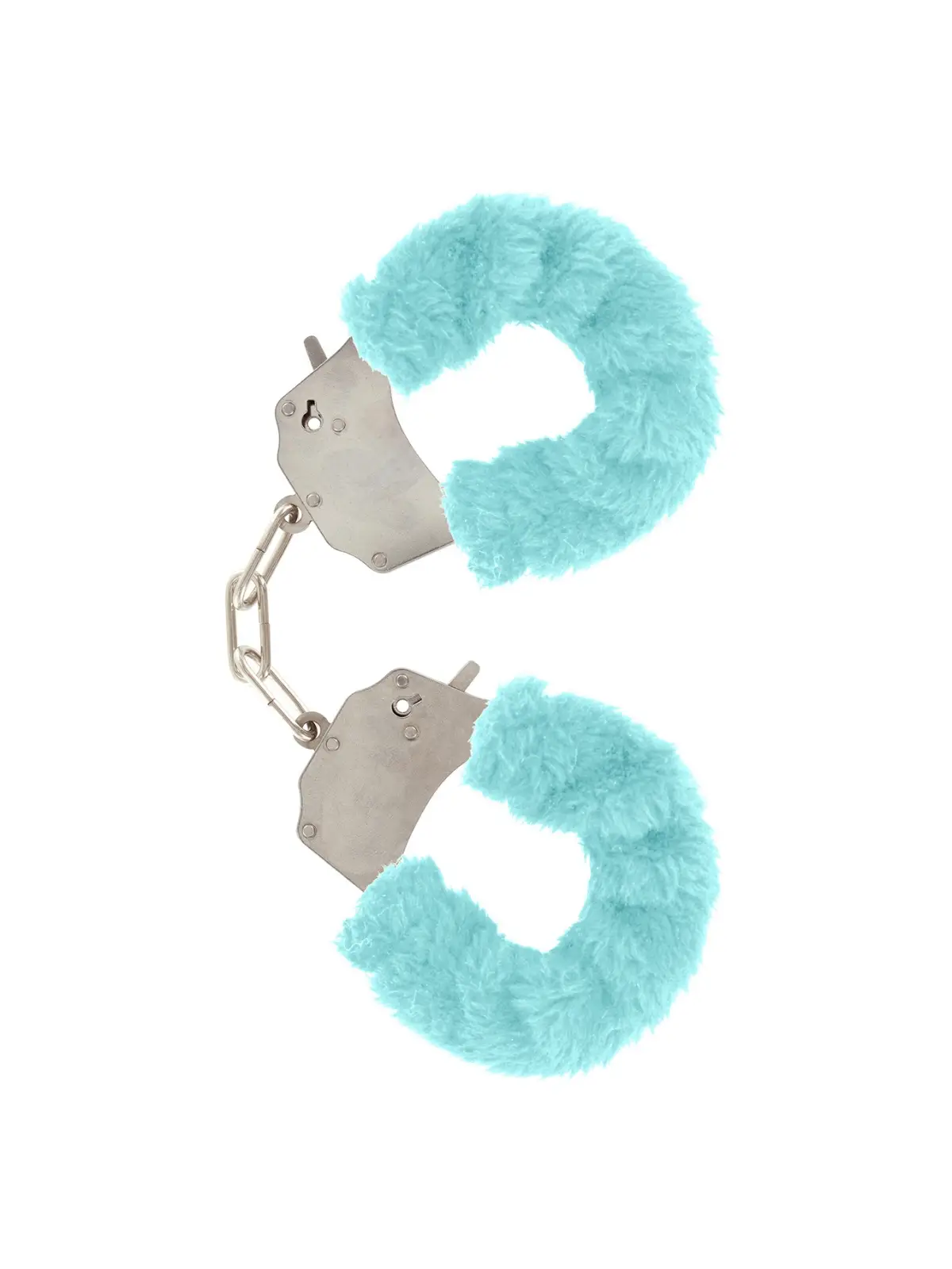 ALGEMAS COM PELÚCIA FURRY FUN AZUL CLARO TOYJOY