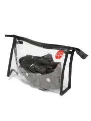 ARNÊS ARTESANAL EM COURO PRETO 3 CM/ L LULÚ LAFEM