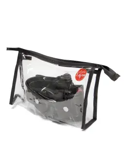 ARNÊS ARTESANAL EM COURO PRETO 3 CM/ M LULÚ LAFEM