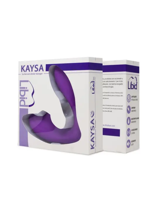 VIBRADOR KAYSA ROXO LIBID TOYS