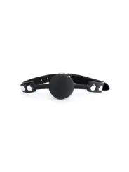 MORDAÇA COM BOLA DE SILICONE PRETA ARGUS FETISH ARGUS TOYS
