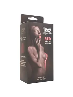 MORDAÇA RESPIRÁVEL RED HEART BALL ARGUS FETISH ARGUS TOYS