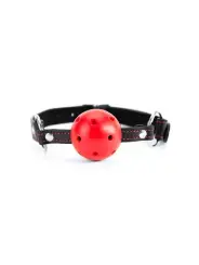 MORDAÇA RESPIRÁVEL RED HEART BALL ARGUS FETISH ARGUS TOYS