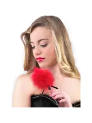 ESPANADOR DE PLUMAS MARABU VERMELHO SECRET PLAY