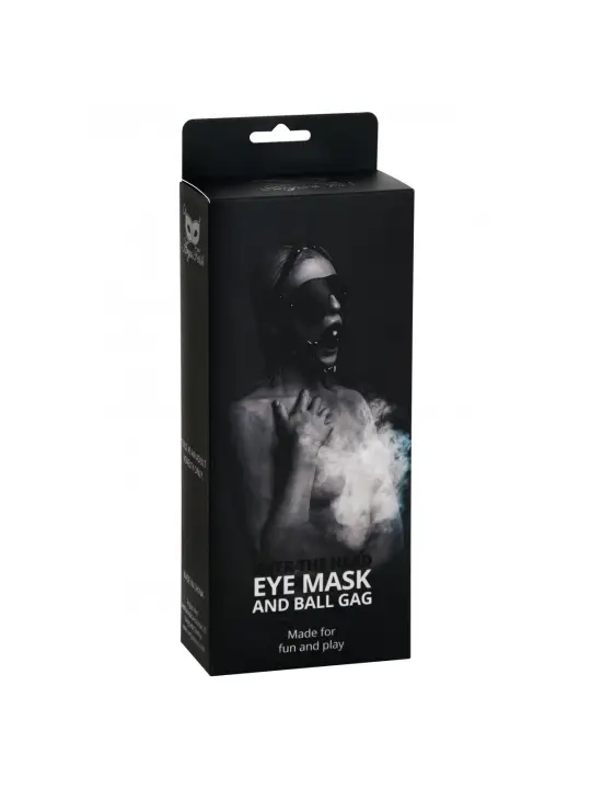 ARNÊS FACIAL COM VENDA E MORDAÇA OVER THE HEAD ARGUS TOYS