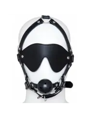 ARNÊS FACIAL COM VENDA E MORDAÇA OVER THE HEAD ARGUS TOYS