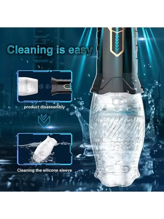 MASTURBADOR COM VIBRAÇÃO E ROTAÇÃO SPINNING MACHINE V 2.0 FUNNY MEE 