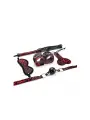 CONJUNTO DE 5 PEÇAS RED LEOPARD BONDAGE SET ARGUS TOYS