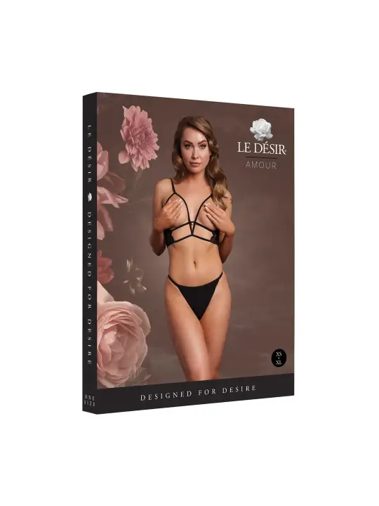 SUTIÃ TRIANGLE COM RENDA PRETO LE DÉSIR