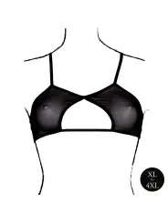 SUTIÃ KEYHOLE MESH PRETO TAMANHO QUEEN LE DÉSIR