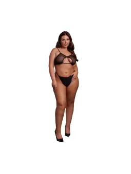 SUTIÃ KEYHOLE MESH PRETO TAMANHO QUEEN LE DÉSIR