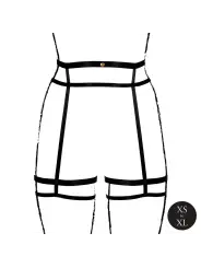 CINTO DE LIGAS DOUBLE STRAP PRETO LE DÉSIR 