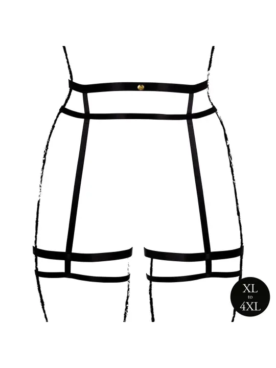 CINTO DE LIGAS DOUBLE STRAP PRETO TAMANHO QUEEN LE DÉSIR