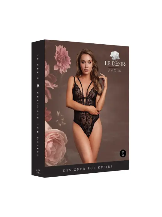 BODY WIRELESS LACE PRETO LE DÉSIR