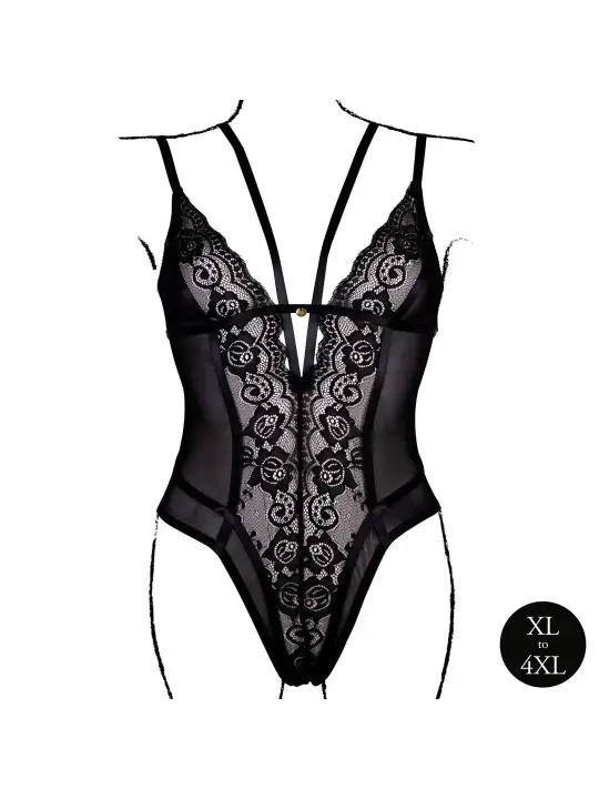 BODY WIRELESS LACE PRETO TAMANHO QUEEN LE DÉSIR