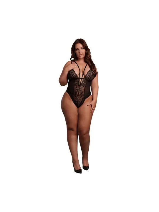 BODY WIRELESS LACE PRETO TAMANHO QUEEN LE DÉSIR
