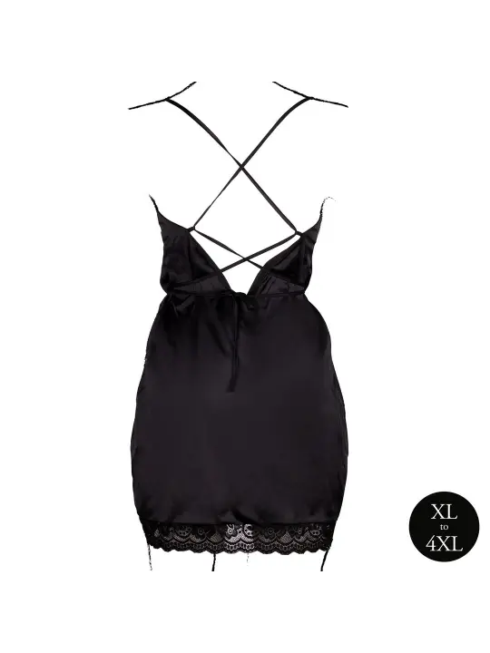 VESTIDO OPEN BACK PRETO TAMANHO QUEEN LE DÉSIR