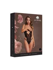BODY LACE UNDERWIRED PRETO LE DÉSIR