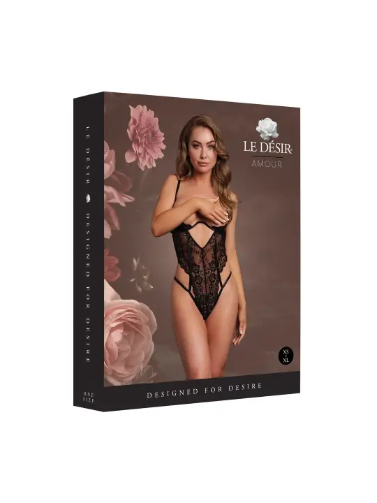 BODY LACE UNDERWIRED PRETO LE DÉSIR