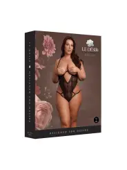 BODY LACE UNDERWIRED PRETO TAMANHO QUEEN LE DÉSIR