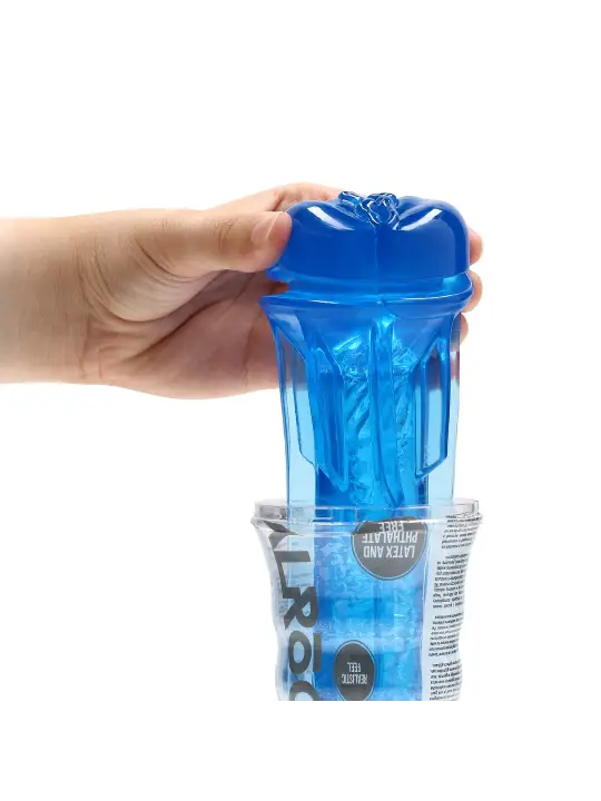 MASTURBADOR EASY RIDER VAGINA AZUL REALROCK