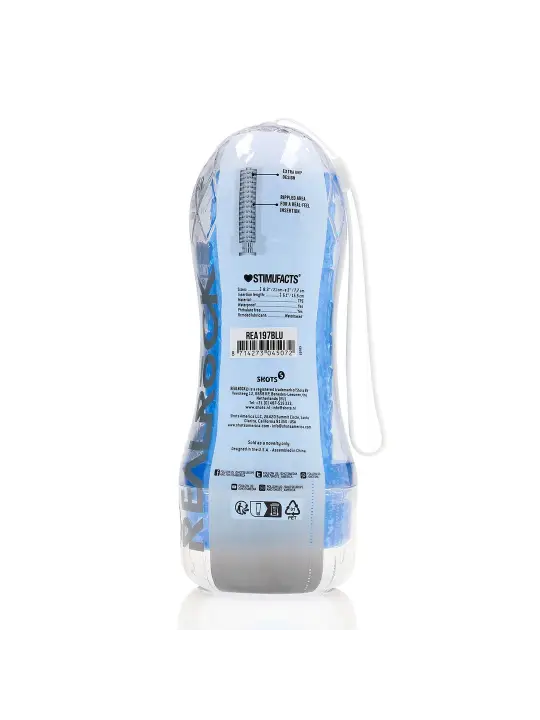 MASTURBADOR TEASY RIDER TEXTURED AZUL REALROCK