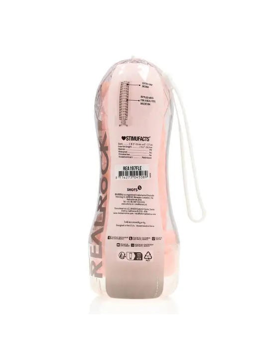 MASTURBADOR TEASY RIDER TEXTURED FLESH REALROCK