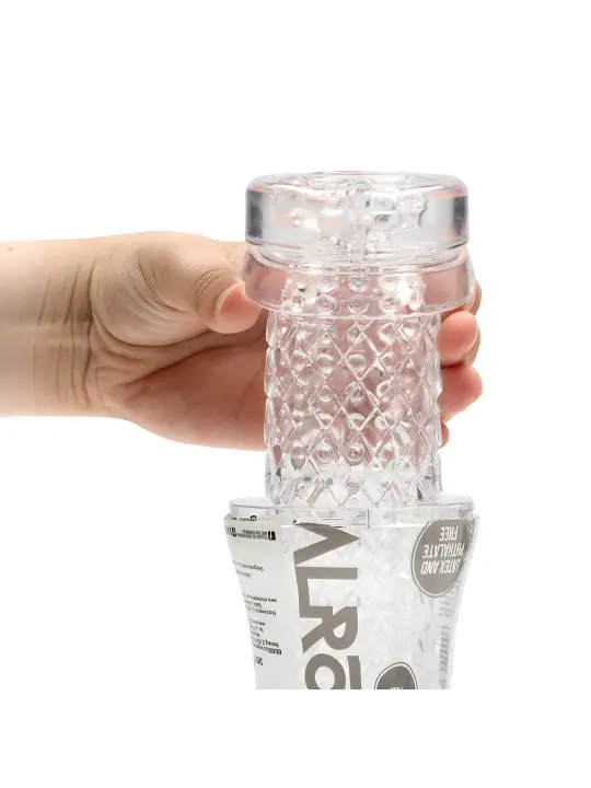 MASTURBADOR TEASY RIDER TEXTURED TRANSPARENTE REALROCK