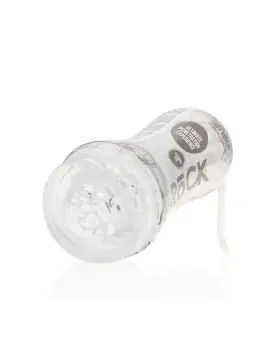 MASTURBADOR TEASY RIDER TEXTURED TRANSPARENTE REALROCK