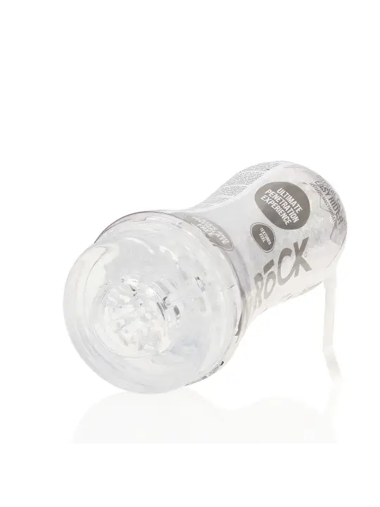 MASTURBADOR TEASY RIDER TEXTURED TRANSPARENTE REALROCK