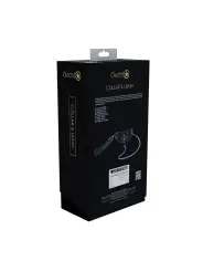 COLEIRA COM TRELA VENICE COLLECTION PRETA OUCH!