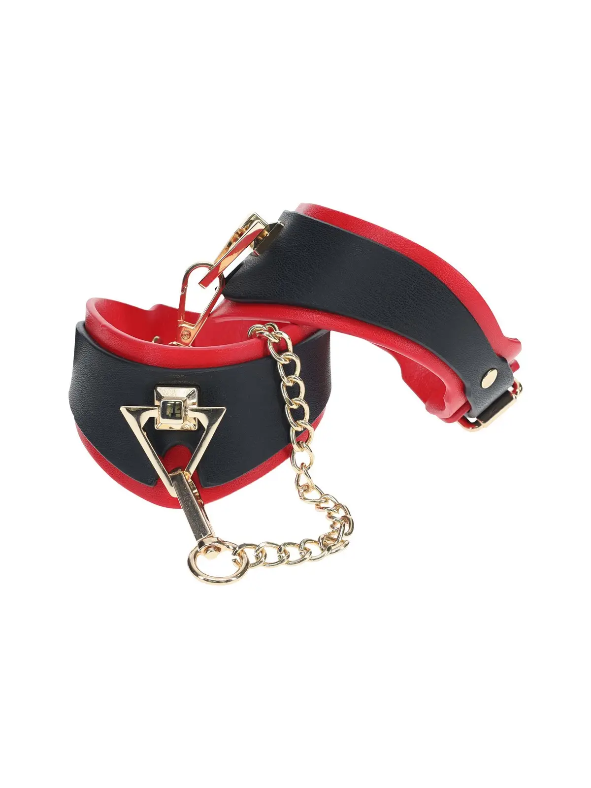 ALGEMAS DE TORNOZELOS MILAN COLLECTION PRETO/VERMELHO OUCH!