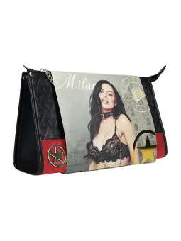 KIT COM BOLSA MILAN COLLECTION PRETO/VERMELHO OUCH!