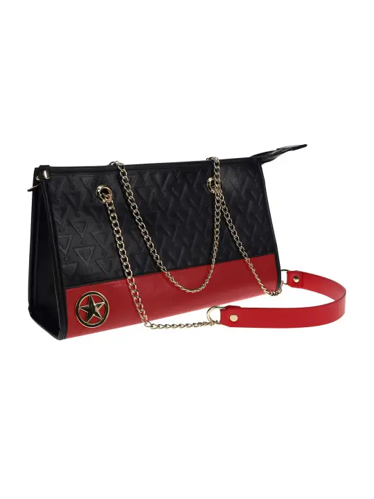KIT COM BOLSA MILAN COLLECTION PRETO/VERMELHO OUCH!